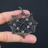 Spider Web Shaped Morganite Gemstone Pure Copper Wire Wrapped Handmade Pendant Jewelry For Gift