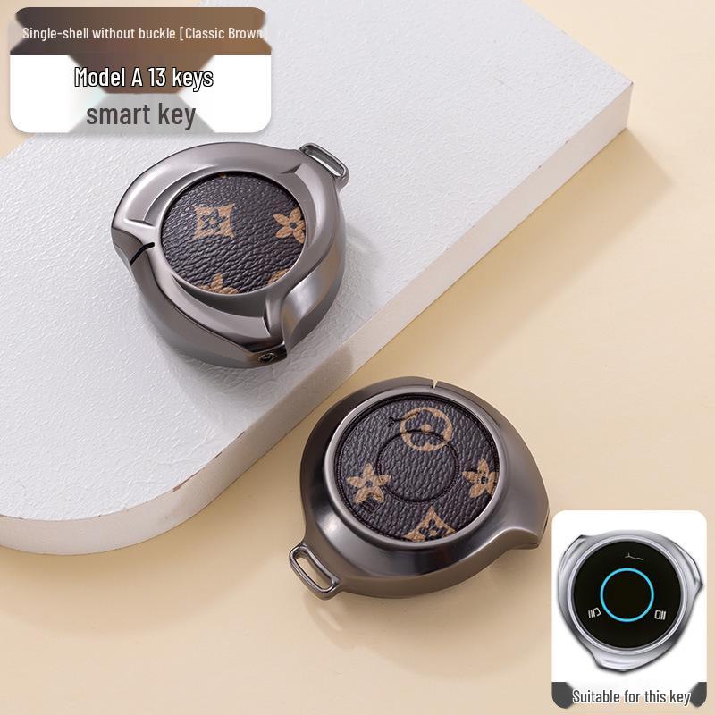 Nezha V Car Key Case - Full Coverage Pro Shell with Buckle for U New Energy X and Shooting Brake N01