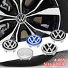 4 Stück 60mm Auto Radnabenkappe Abzeichen Emblem Aufkleber für VW Volkswagen Golf 4 5 6 7 Passat B5 B6 B7 Polo Tiguan Jetta GTI T5