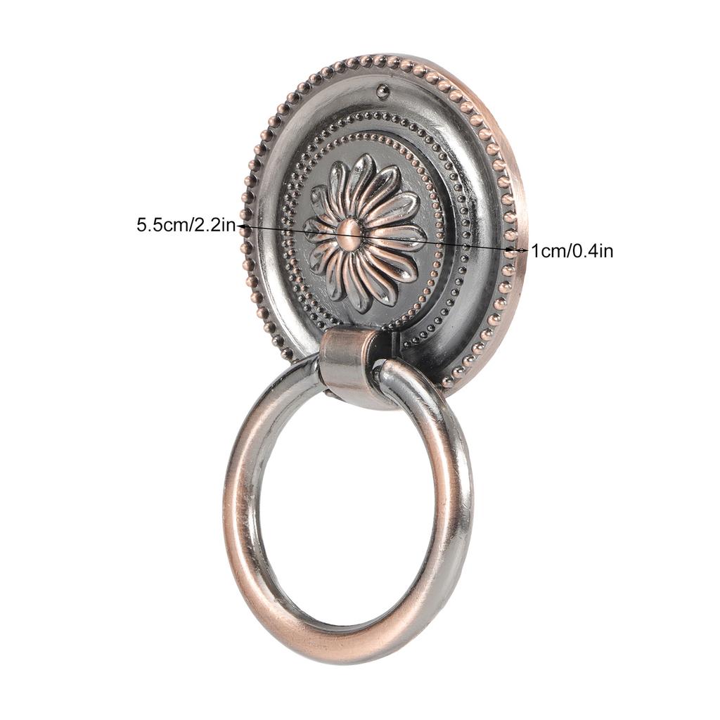 4Pcs Door     Antique Zinc Alloy Drawer Closet Cabinet Handles Hardware Fitting