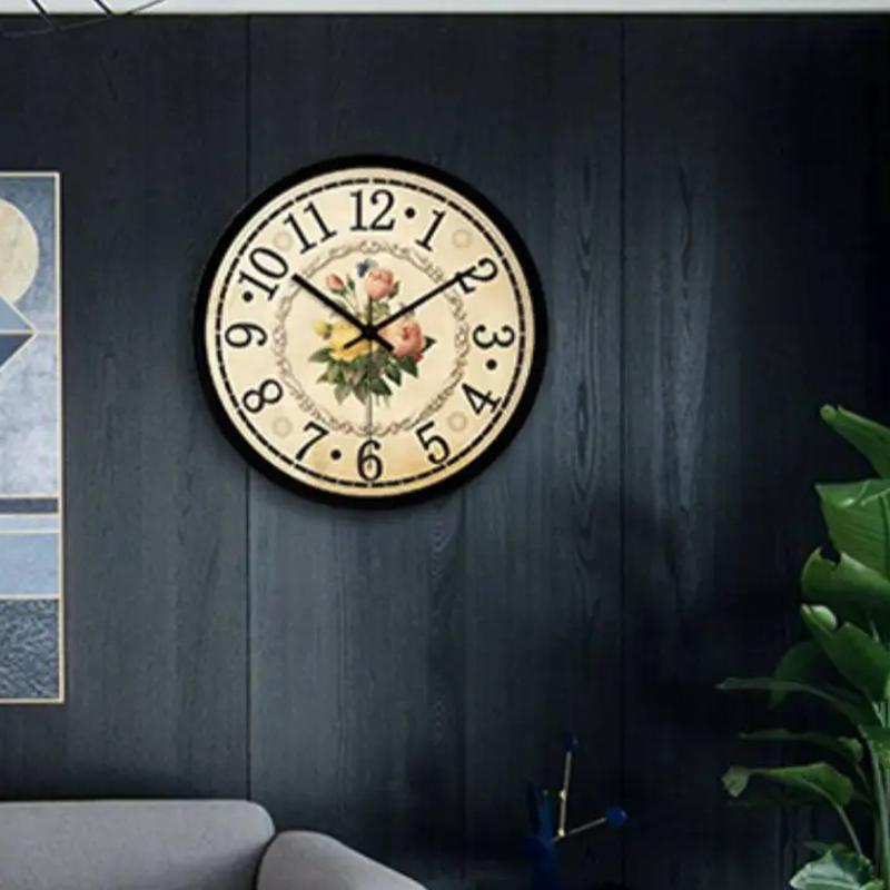 Restaurant Modern Wall Clocks Round Fashion Creative Design Bedrooms Digital Wall Watch Luxury Reloj De Pared Home Decoration