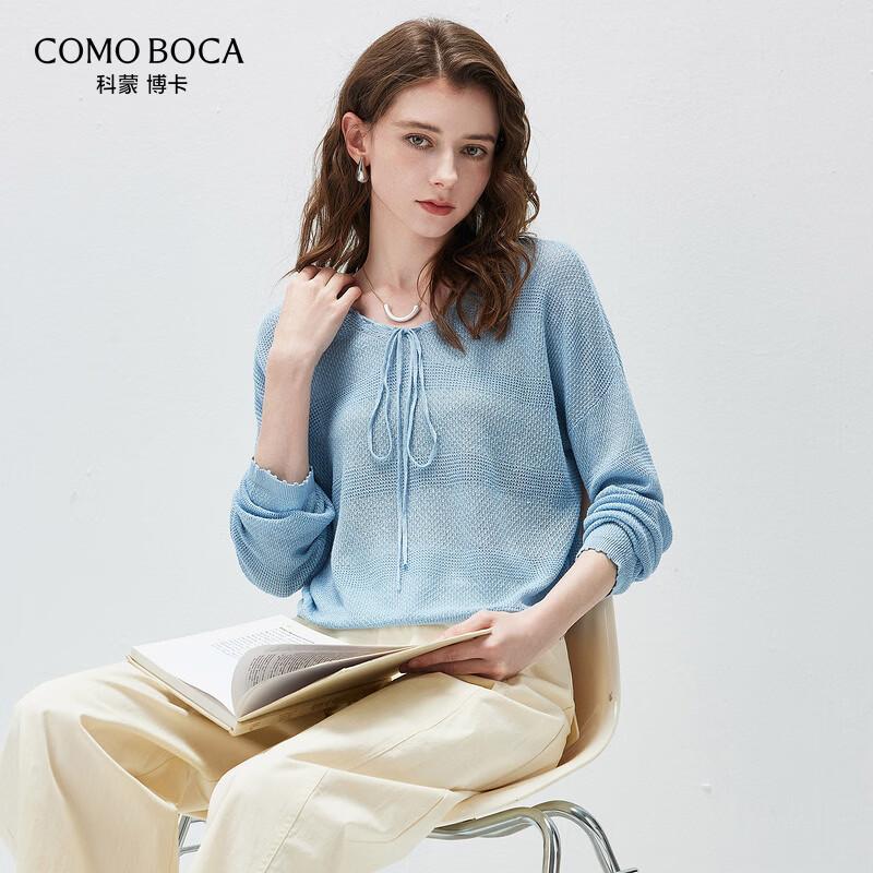 

Kemeng Boka Women s Long-Sleeve Linen Blend Knit Top XL