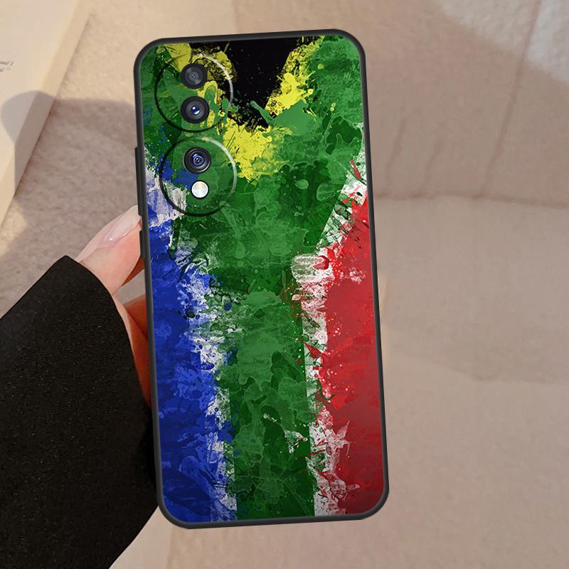 

Флаг ЮАР Чехол для Honor Magic 7 Lite 6 5 V5 Для Honor 400 200 Pro 90 70 50 X8a X8b X9a X9b X9c Чехол Honor X9 4G