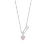 Elegant Sparkly Diamond Heart Safety Pin Necklace – 2025 Luxury Clavicle Chain Design