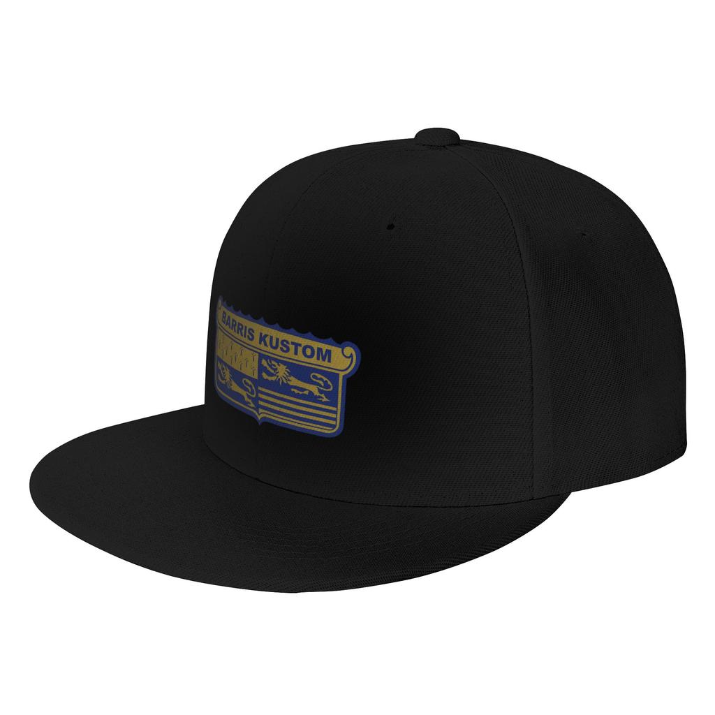 Fashion Barris Kustom Logo Windshield Decal Flat Brim Sun Hat High CostPerforUnisexce Mesh Cap