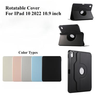 Case For iPad 10 2022 10.9 Inch Funda Soft PU Leather Flip Rotate Covers For Apple iPad 10 2022 10.9 Inch Case Protective Shell