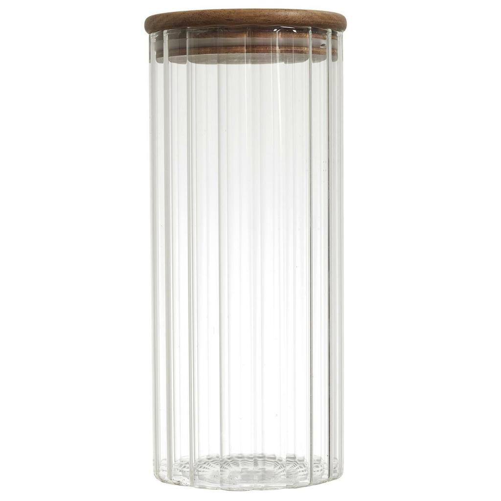 Barattolo per Conservazione con Coperchio in Acacia 1,1L