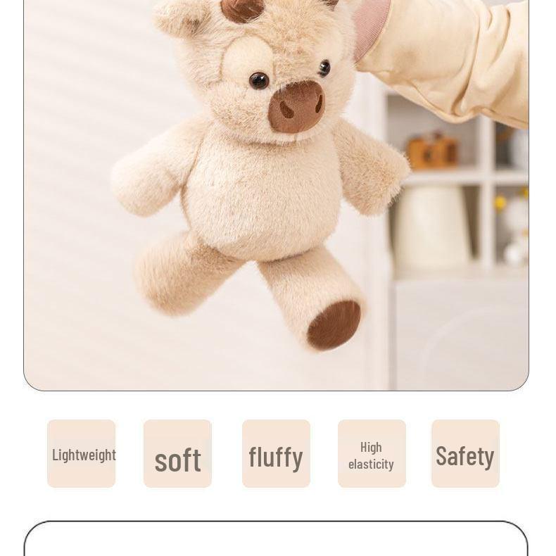 Run Run Series: High Quality Children's Hugging Dolls - Little Rabbit, Calf, Panda, and Raccoon