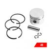 Air Compressor Piston+Piston Rings Parts Air Pump Accessories 42/47/48/51/65mm