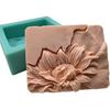 Lily Flower Soap Mold Pretty Flower Soap Silicone Mould for Handmade DIY Soap Making Lotion Bars Scented Candles Resin Crafts Aromatherapy Gypsum