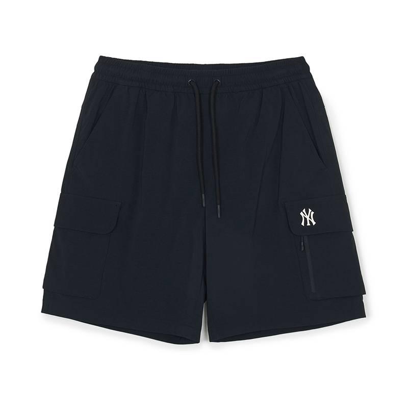 MLB New York Yankees Basic Collection SS26 Woven Shorts Unisex 3ASMB0763-50BKS M