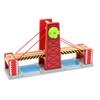 Wooden Train Track Toys Set Lifting Large Suspension Bridge Accessories Track Train Rail Transit Wooden Railway Kids Toys PD82