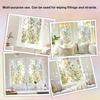 Fenster Sichtschutzfolie Buntglas Blumen Fensteraufkleber Statisch UV-Schutz Bunte Aufkleber für Glasfenster Türen