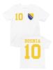 Kinder T-Shirt Jersey "Bosnien" mit Wunschname + Wunschzahl Jersey Weltmeisterschaft Europameisterschaft
