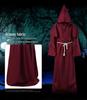 Halloween Medieval Monk & Wizard Robe Costume - Priest COS Stage Wear