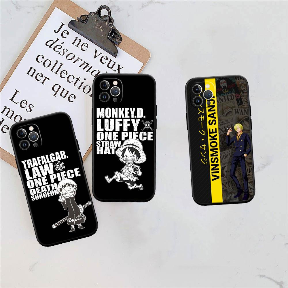 One Piece Anime Soft Shell Phone Case for Redmi Note 10 11 12 Pro Max 10S 10C 10T 11A 11S 12S 12C