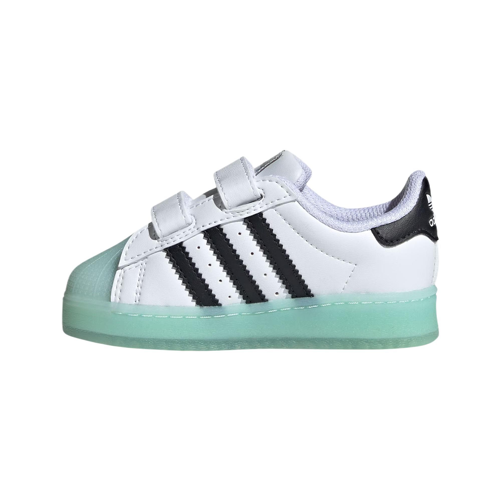 Adidas Superstar Kollektion Bequeme Low-Top Kinder-Skateboardschuhe Weiß Kinder IG7005 26 weiß