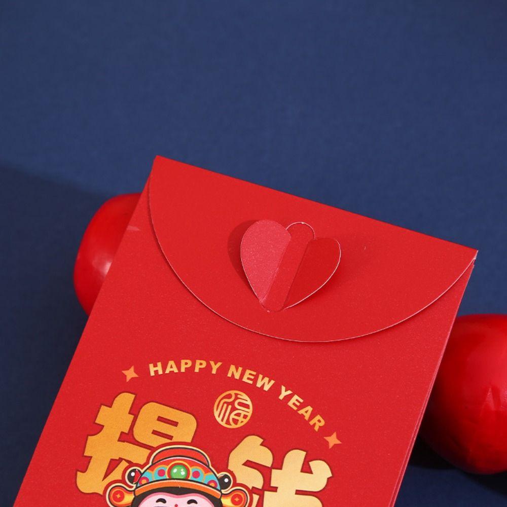 Chinese Style Red Envelopes 3D Red Packet Celebration Packet Red Bag  Gift Giving