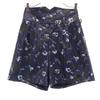 TOGA PULLA Made In Japan Overall Handle High Waist Shorts 34 Navy Women Used