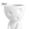 Modern Art Pencil Holder Abstract Character Pen Holder, Resin Sitting Figure Creative Stationery for Desk Cup, Multi-functional Desktop Organizer