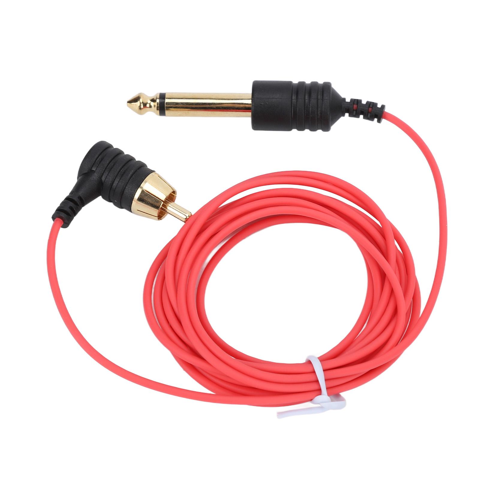 

7 футов RCA Tattoo Clip Cord Сверхтонкий гибкий термостойкий Tattoo Clips Cord Провод для