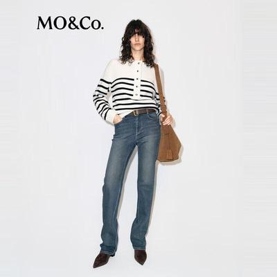 MO&Co. Blugi Denimi Subțiri pentru Femei