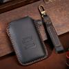Leather Car Remote Key Fob Case Cover For Renault Captur Espace Clio Megane Koleos Kadjar Scenic 4