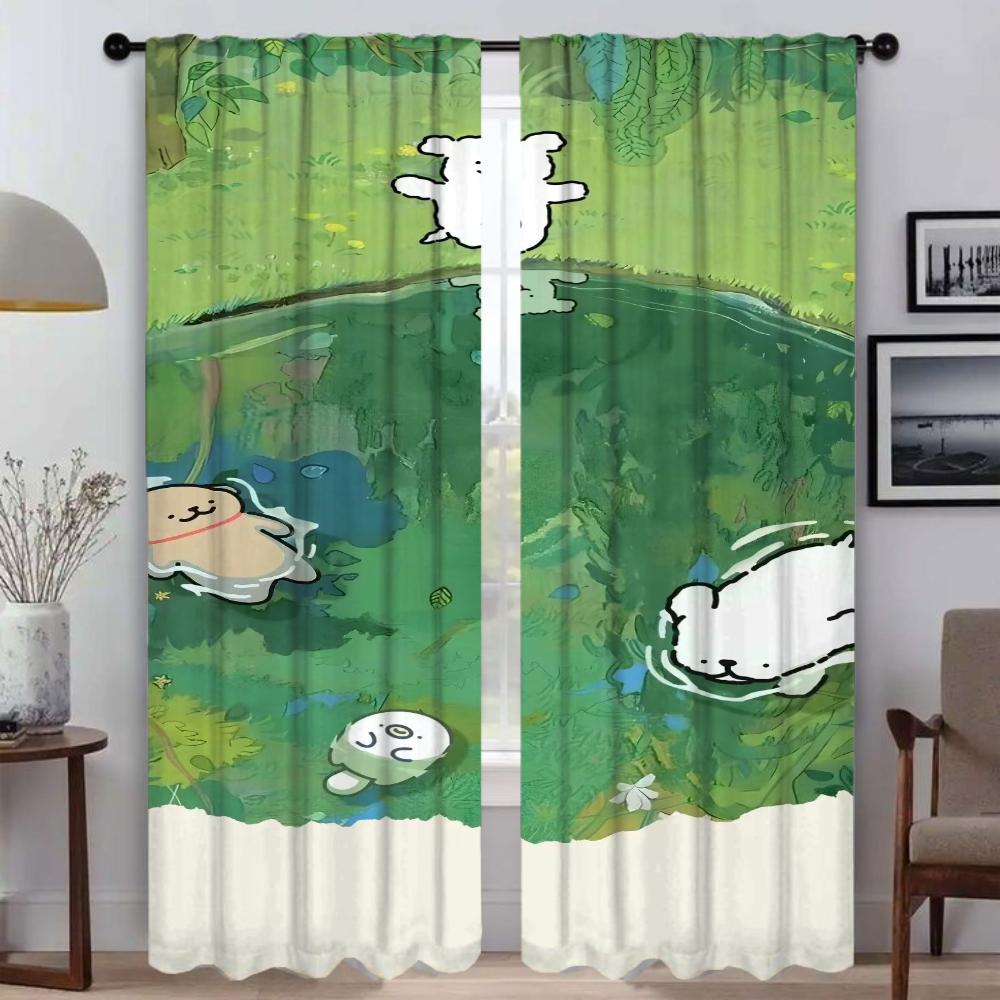 Tutu Curtains Living Room Curtain Panel Shades Halloween Decoration Partition Home Interior Kitchen Polyester Ideal For Sitting