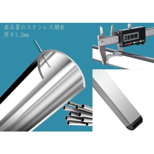 Extendable Stainless Steel Clothes Drying Rod for Futons, Outdoor Use, Dehumidifying, Foldable, Space-Saving, Windproof, Rust-Resistant, Large Capacit