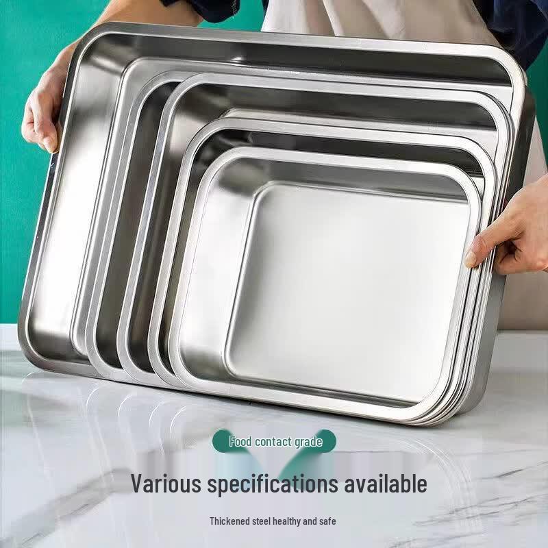 304 Stainless Steel Deep Rectangular Buffet Food Pan with Lid