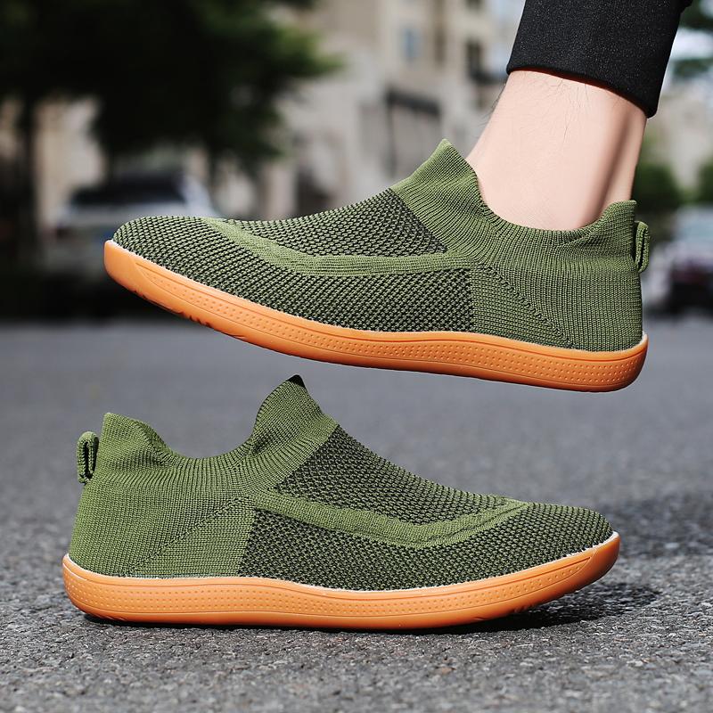 Mesh Men's Barefoot Shoes Breathable Zero Drop Sole Casal Sneakers Men Wide Width Casual Shoes Plus Size 39-46