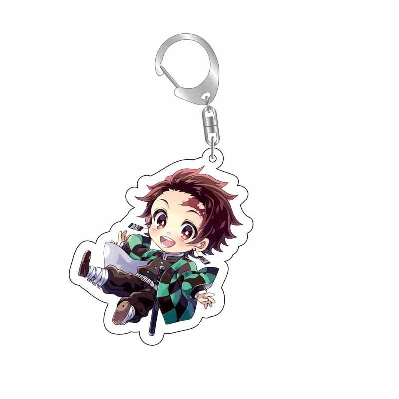 

Demon Slayer Kimetsu No Yaiba Infinity Castle Acrylic Key Ring Kamado Nezuko Tokitou Muichirou Action Model Figure Toys Premium Quality