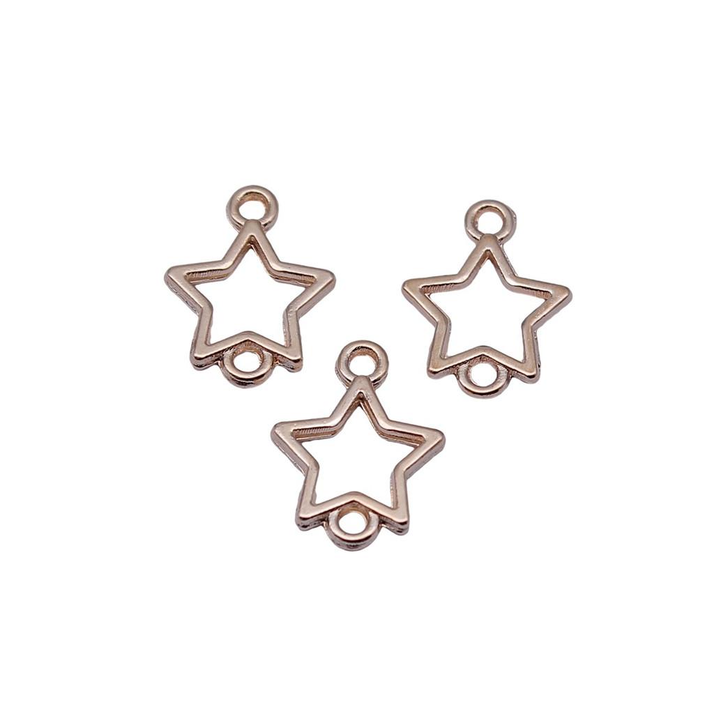 Double Star Connectors Moon For Celestial Themed Bulk Jewelry Findings