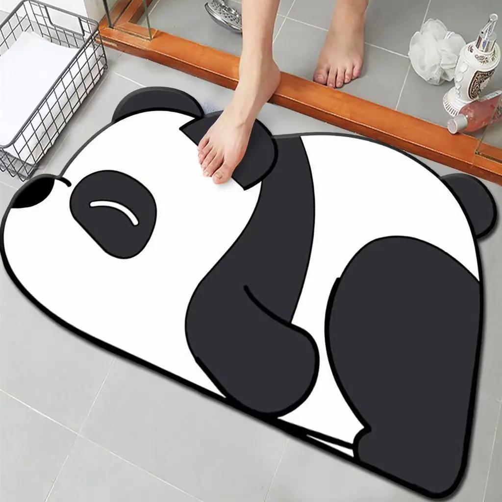 VIKAMA Cartoon Capybara Bathroom Mat Non-Slip, Wear-Resistant Home Decor Bathroom Mat Home Decoration