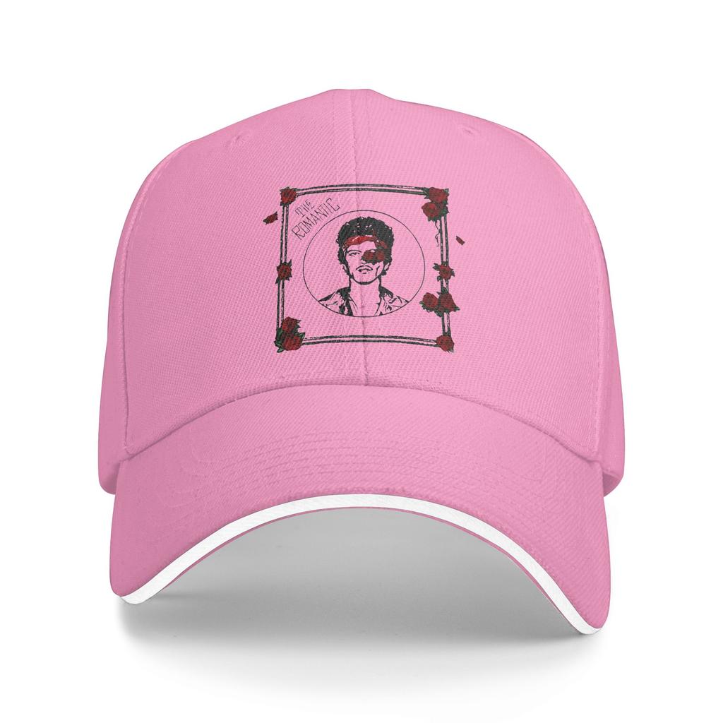 The Romantic-Flower Bruno Mars Live Art Baseball Cap Tennis Skate Sun Visor Hip Hop Hats Men Adult Fashion Design Baseball Caps