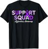 Support Squad Dementia Alzheimers Awareness Ribbon Unisex T-Shirt