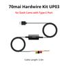 70mai Adjustable Hardwire Kit UP06, 70mai Hardwire Kit UP03, Type-C Interface 24H Parking Surveillance 70mai UP03 70mai UP06