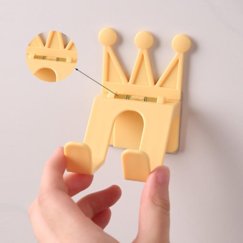 Crown Mobile Phone Holder Ornaments Punch-Free Bathroom Storage Rack Gaming Headset Game Controller Rack