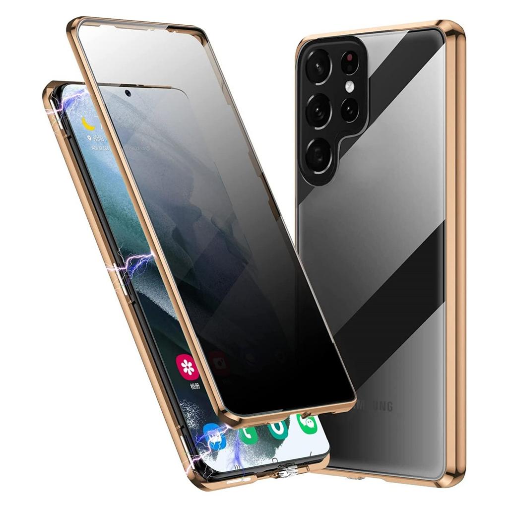 Suitable for Samsung S25 Ultra Mobile Phone Case  Magneto 23plus Metal Magnetic Double Sided Glass Sheath