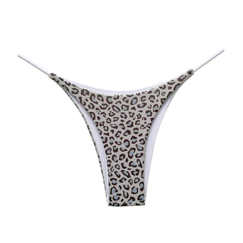 Double Layer Thin Belt Sexy Half Wrap Buttocks Pants Low Waisted Pure Cotton Women's T-shaped Underwear