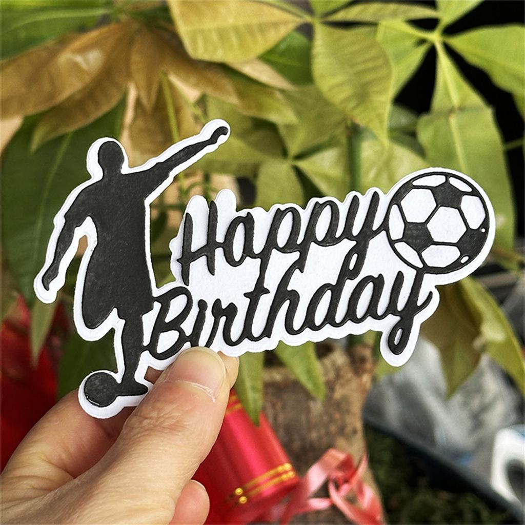 Happy Birthday Cutting Dies Metal Die Cuts Embossing Templates Molds Cuts Stencils for Scrapbook Card Photo Decoration