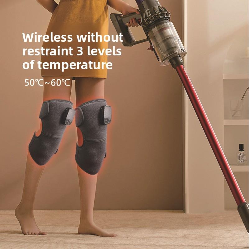Self-heating Knee Pads Vibration Hot Compress Knee Massager Old Cold Leg Joint Warmth EMS Massager New Product