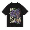 2026 Summer New Arrival Evangelion Pattern Street Style Print ShortSleeve TShirt Y2K Style Suitable for Both Unisex and Unisex