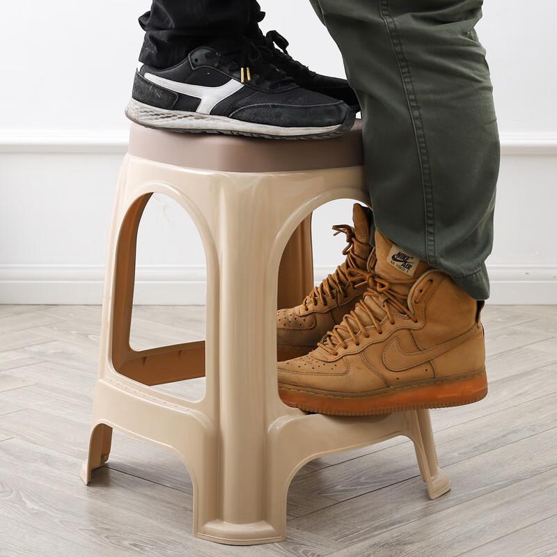 HUIHUADU Durable Non-Slip Plastic Stool