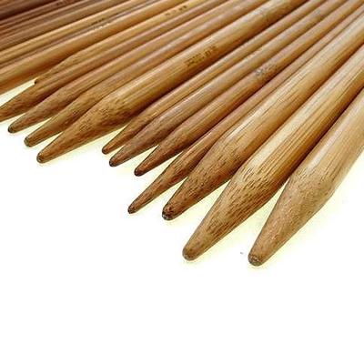 75Pcs 15 Size Bamboo Knitting Needles Set Crochet Needles Carbonized Bamboo Knitting Needles Knitting Accessories