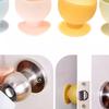2Pcs Cup Door Knob Covers Rubber Wall Protector Door Handle Stopper Crash Pad