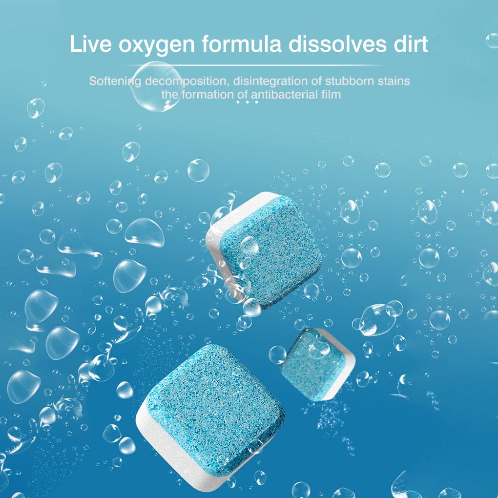 10/50Pcs Affresh Durable Washing Machine Cleaner Descaler Deep Cleaning Chemicals Remover Effervescent Tablet Granules TXTB1