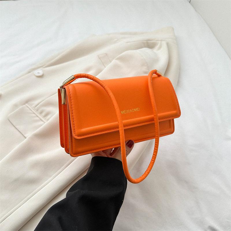 Niche Small Square Bag Retro Simple Bag Women's Summer New Casual Shoulder Bag Trendy Underarm Bag