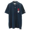 Short Sleeve Polo Shirt M Navy Men's Used