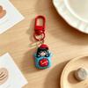 Cartoon Black Cat Resin Keychain: Cute Backpack Charm & Gift